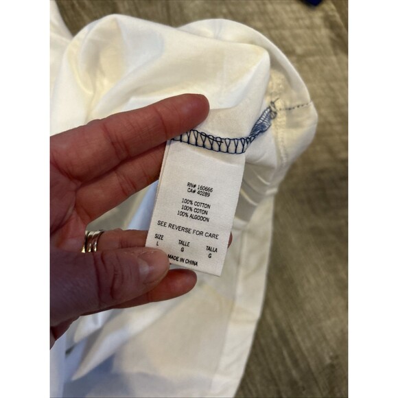 Chicago Cubs Shirt Blue White  lace up Long Sleeve New Era Size Large Womens - Picture 12 of 13